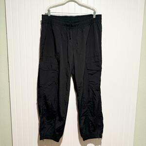Old Navy Black Quick Dry Woven Cargo Joggers Size XL